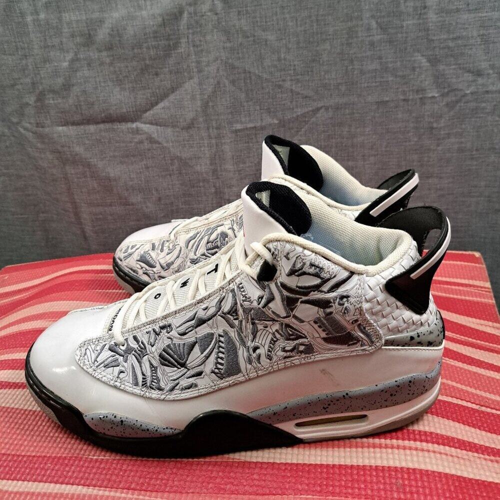 %Nike Air Jordan Dub Zero White Cement 311046-161 Shoes Men’s Size 13 AJ13